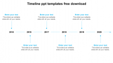 Attractive Timeline PPT Templates Free Download